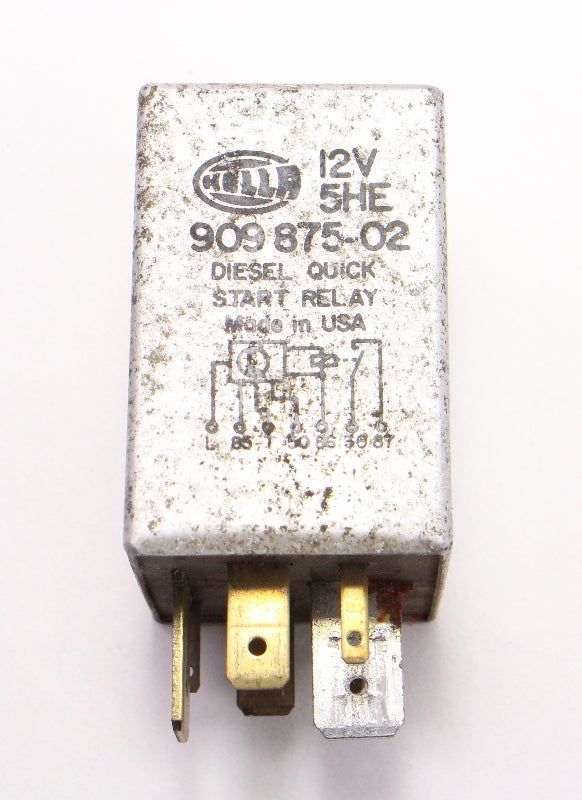 Hella Quick Start Relay VW Jetta Rabbit MK1 Diesel - Genuine - 909 875-02