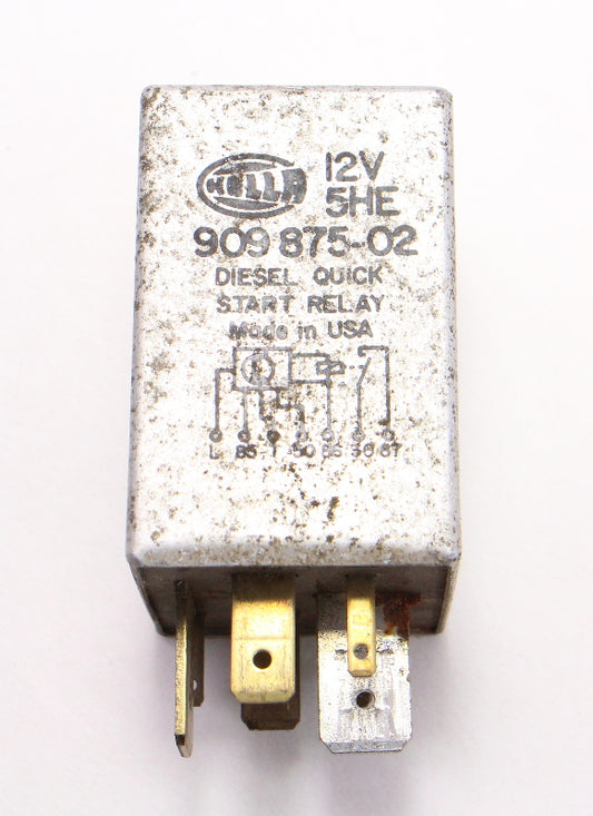 Hella Quick Start Relay VW Jetta Rabbit MK1 Diesel . Genuine . 909 875-02