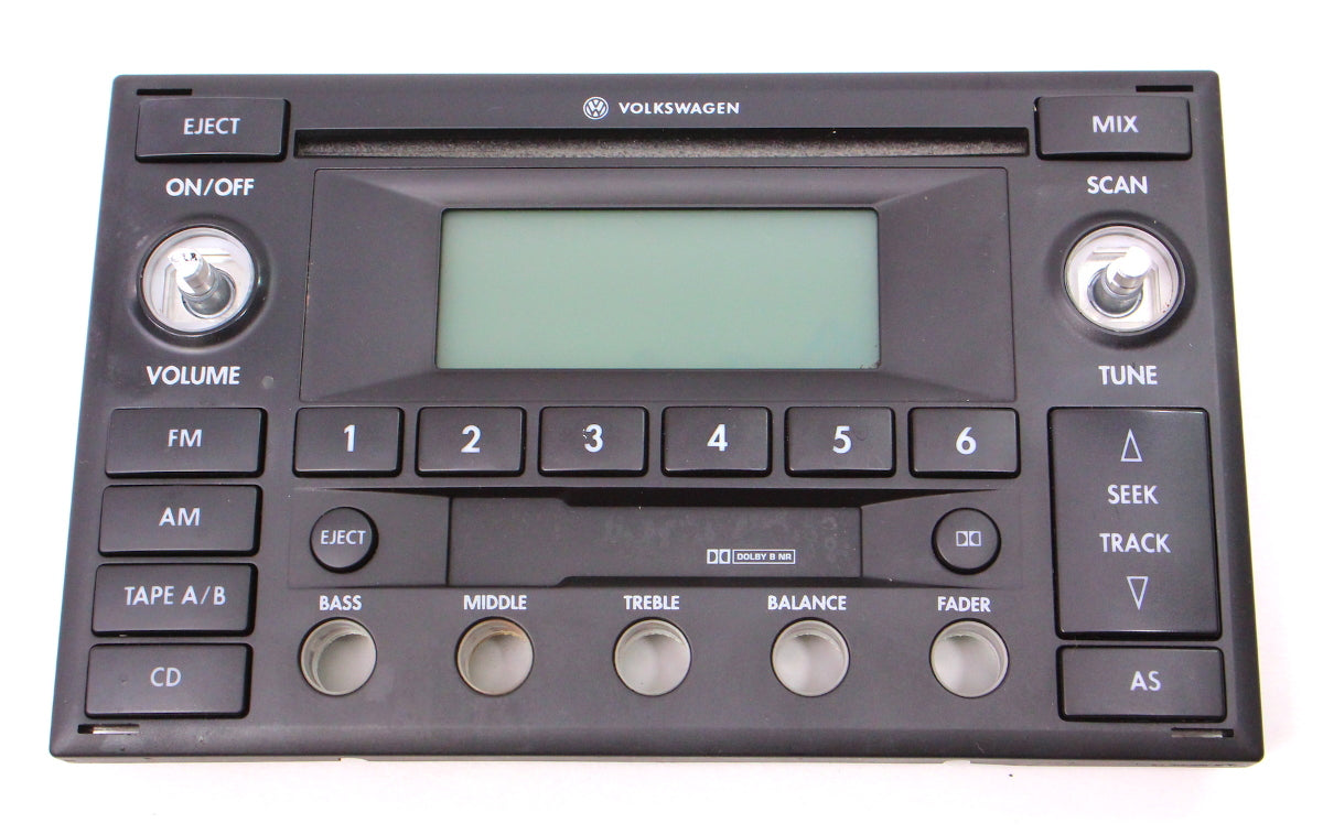 Stock Head Unit Radio Premium 6 Face Plate Buttons VW Jetta Golf Mk4 Passat B5.5