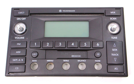 Stock Head Unit Radio Premium 6 Face Plate Buttons VW Jetta Golf Mk4 Passat B5.5