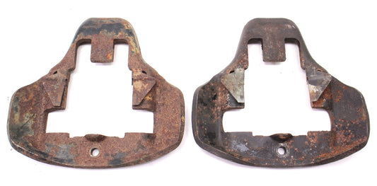 Pair Front Brake Caliper Carriers 75-79 VW Jetta Rabbit Scirocco MK1 Early Style