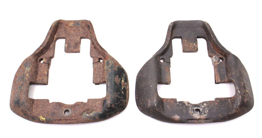 Pair Front Brake Caliper Carriers 75-79 VW Jetta Rabbit Scirocco MK1 Early Style