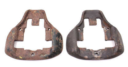 Pair Front Brake Caliper Carriers 75-79 VW Jetta Rabbit Scirocco MK1 Early Style