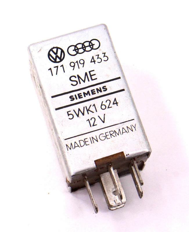 Seatbelt Warning Chime Relay 80-91 VW Vanagon T3 Rabbit Mk1 MK2 ~ 171 919 433