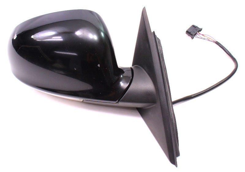 RH Side View Exterior Door Mirror 04-05 VW Passat B5.5 Power Heated L041 Black ~