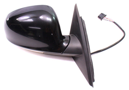 RH Side View Exterior Door Mirror 04-05 VW Passat B5.5 Power Heated L041 Black ~