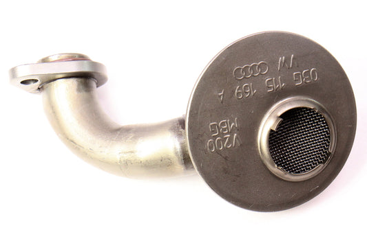 Oil Pickup Tube & Screen 04-05 VW Passat TDI Diesel BHW Genuine - 03G 115 169 A