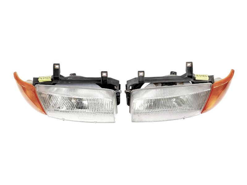 Headlight Head Light Lamp & Turn Signal Set 92-96 VW Eurovan T4 - Genuine OEM