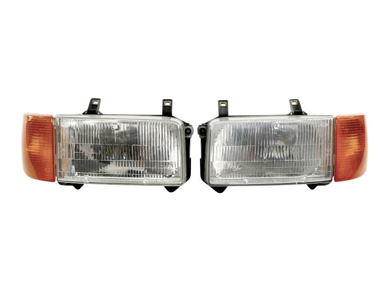 Headlight Head Light Lamp & Turn Signal Set 92-96 VW Eurovan T4 - Genuine OEM
