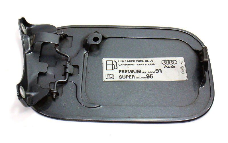 Fuel Door Gas Flap 02-05 Audi A4 S4 B6 LX7Z Dolphin Gray Genuine - 8E0 809 905 B