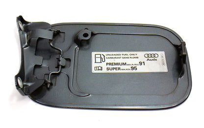 Fuel Door Gas Flap 02-05 Audi A4 S4 B6 LX7Z Dolphin Gray Genuine - 8E0 809 905 B