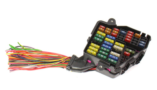 Dash Fuse Box Panel & Wiring Harness Pigtail 02-05 Audi A4 B6 ~ Genuine