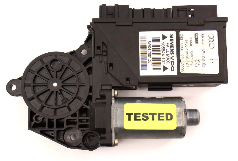 LH Front Window Motor 02-08 Audi A4 S4 RS4 B6 B7 - Genuine - 8E1 959 801