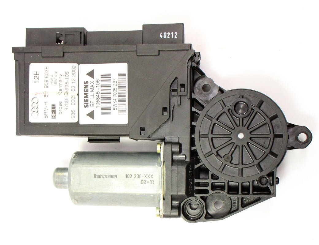 RH Front Window Motor 02-08 Audi A4 S4 RS4 B6 B7 - Genuine - 8E1 959 802 E