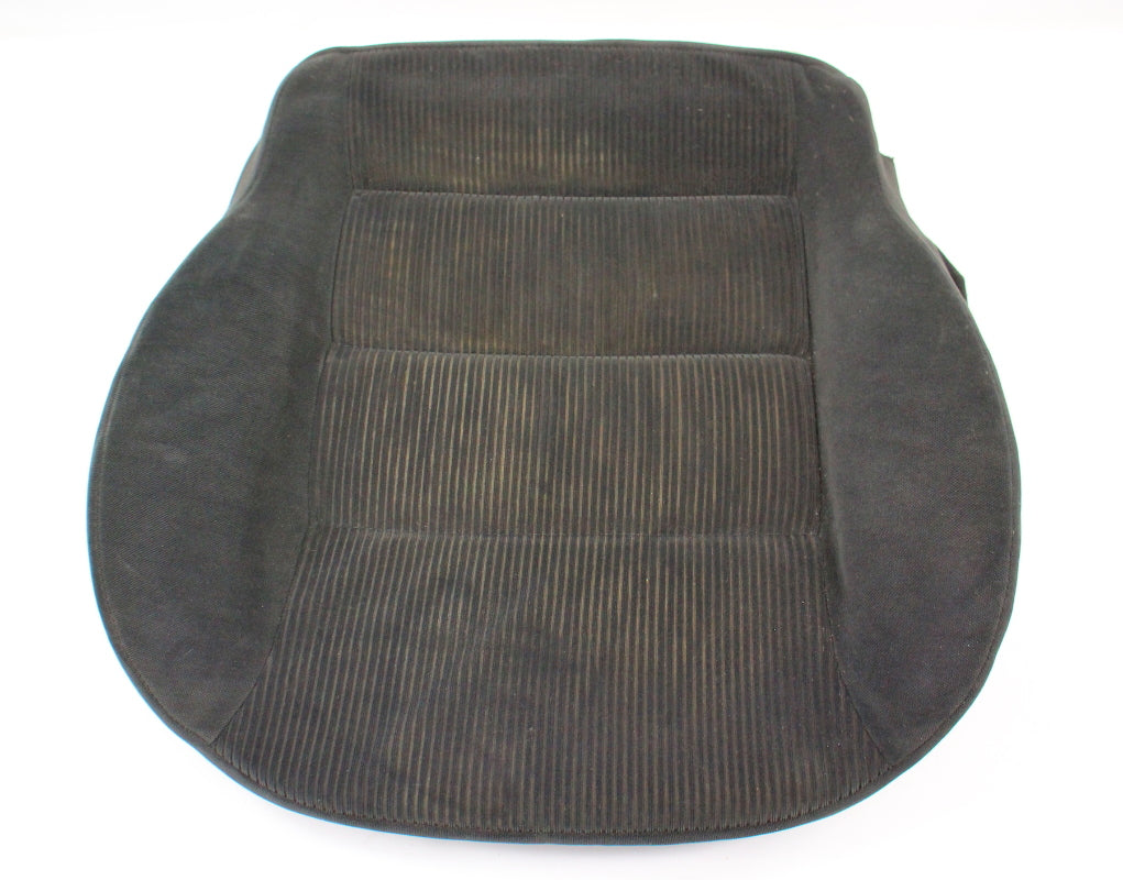 Front Seat Cushion Foam & Cover VW Jetta Golf MK4 Black Cloth - 1J0 881 375 T