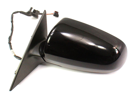 LH Exterior Side View Door Mirror 06-08 Audi A3 ~ Genuine ~ LY9B Brilliant Black