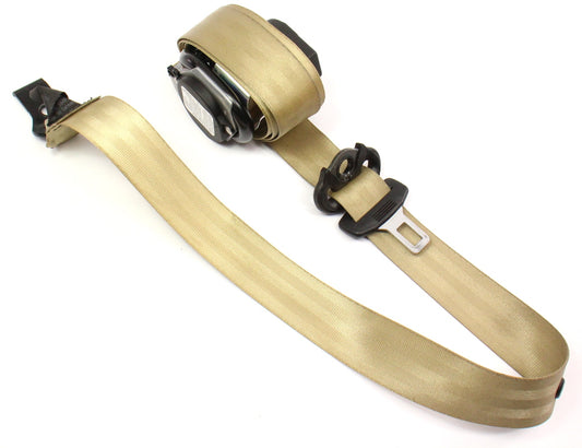 RH Front Seat Belt Seatbelt 06-13 Audi A3 - Beige - Genuine - 8P4 857 706 E