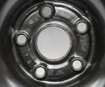 16" x 7" Steel Spare Wheel Rim & Tire VW Passat Audi A3 5x112 ~ 3B0 601 027 F/G