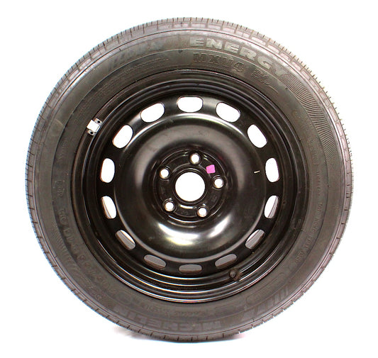 16" x 7" Steel Spare Wheel Rim & Tire VW Passat Audi A3 5x112 ~ 3B0 601 027 F/G
