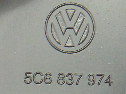 RH Door Panel Corner Mirror Trim 11-14 VW Jetta MK6 Genuine - 5C6 837 974