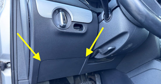 Lower Dash Fuse Door Panel Cover Trim 11-18 VW Jetta MK6 - Genuine - 5C7 857 506