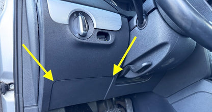 Lower Dash Fuse Door Panel Cover Trim 11-18 VW Jetta MK6 - Genuine - 5C7 857 506