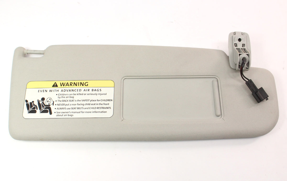 RH Sunvisor Sun Visor 05-10 VW Jetta Rabbit GTI Mk5 - Grey - 1K0 857 552