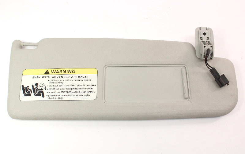 RH Sunvisor Sun Visor 05-10 VW Jetta Rabbit GTI Mk5 - Grey - 1K0 857 552