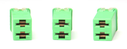 3x Green 40a LittleFuse 11-18 VW Jetta Sedan MK6 495 32v - Genuine
