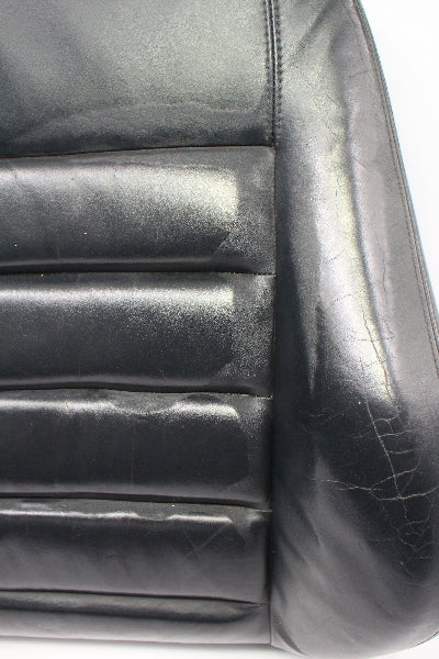 RH Front Black Leather Seat Back Rest 00-02 Audi S4 B5 - Sport Seat - Genuine