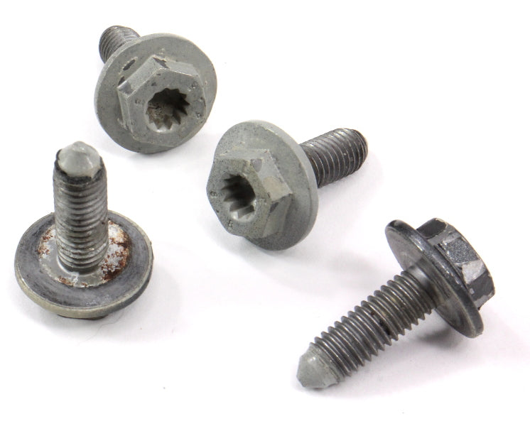 Door Hinge Bolts 11-18 VW Jetta MK6 Sedan LD7X Platinum Grey - Genuine
