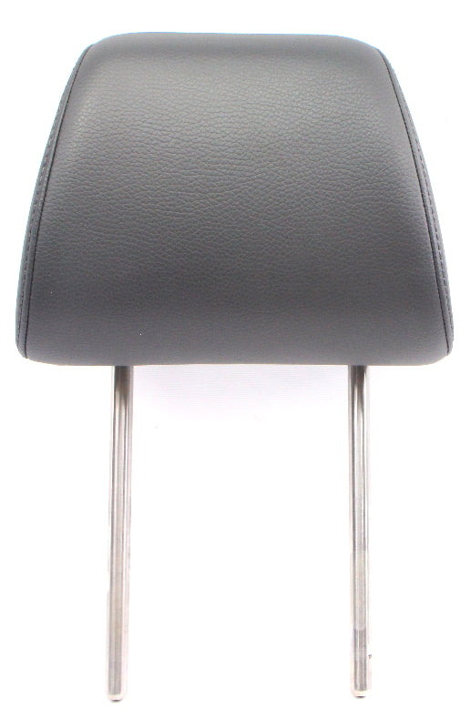 Front Seat Headrest 05-10 VW Jetta Rabbit MK5 - Anthracite Leatherette - Genuine