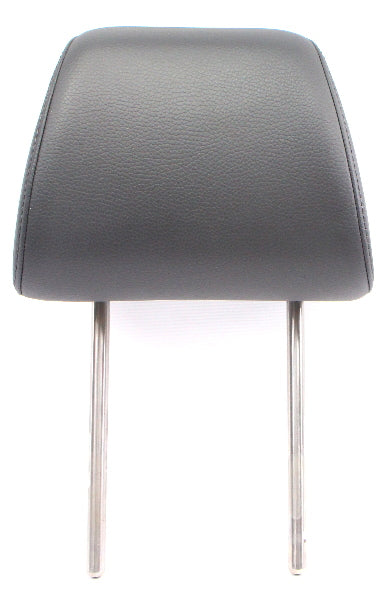 Front Seat Headrest 05-10 VW Jetta Rabbit MK5 - Anthracite Leatherette - Genuine