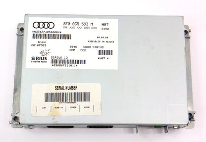 Sirius XM Radio Tuner Module VW Rabbit MK5 Passat Audi A3 A4 A6 - 8E0 035 593 M