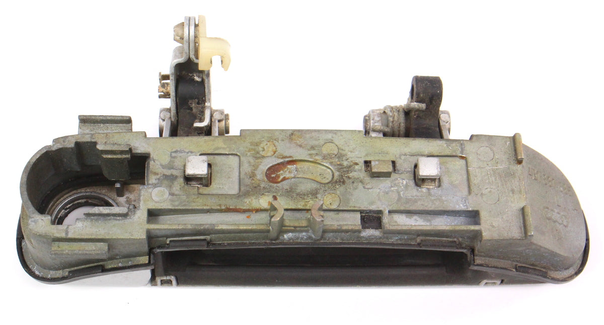 LH Front Exterior Door Handle 98-04 Audi A6 S6 Allroad - LY7W Silver - 4B1 837 885 A