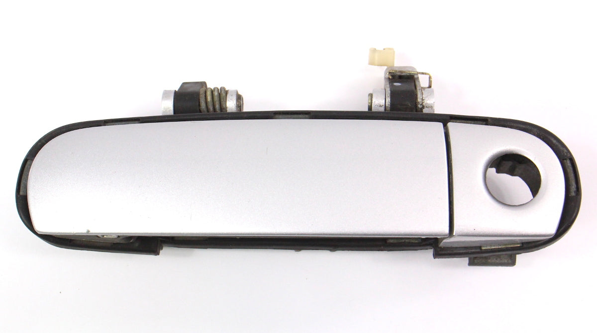 LH Front Exterior Door Handle 98-04 Audi A6 S6 Allroad - LY7W Silver - 4B1 837 885 A