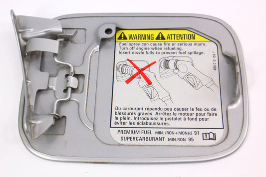 Gas Door Fuel Flap Cover 98-04 Audi A6 C5 Allroad - LY7W Silver  - 4B0 809 905 A
