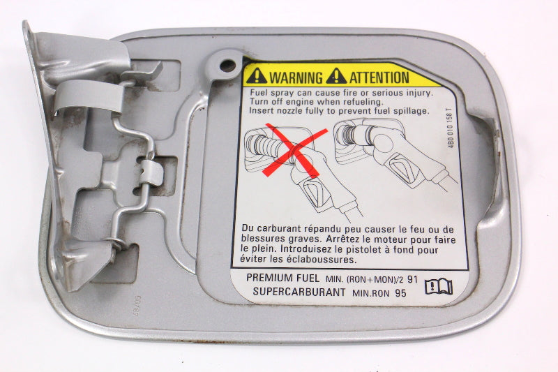 Gas Door Fuel Flap Cover 98-04 Audi A6 C5 Allroad - LY7W Silver  - 4B0 809 905 A
