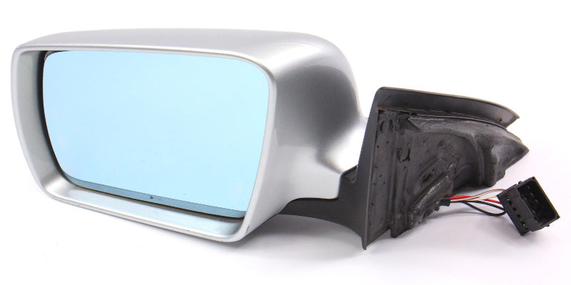 LH Exterior Side View Door Mirror 01-05 Audi Allroad - LY7W Silver - Genuine