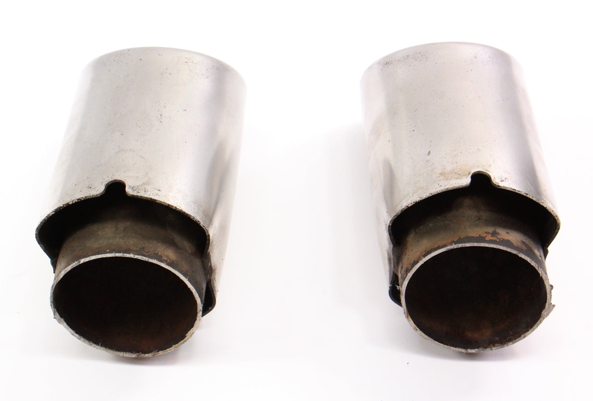 3" Exhaust Tips Set 01-05 Audi Allroad  Muffler Tip - Genuine