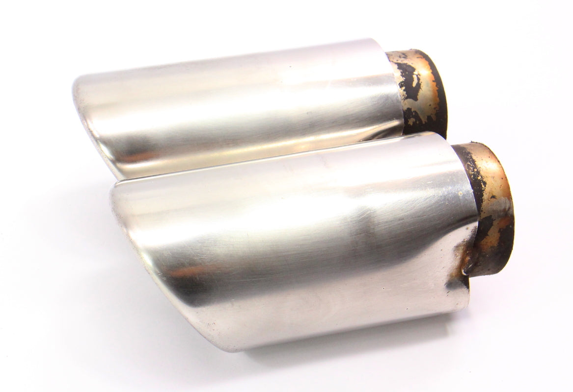 3" Exhaust Tips Set 01-05 Audi Allroad  Muffler Tip - Genuine
