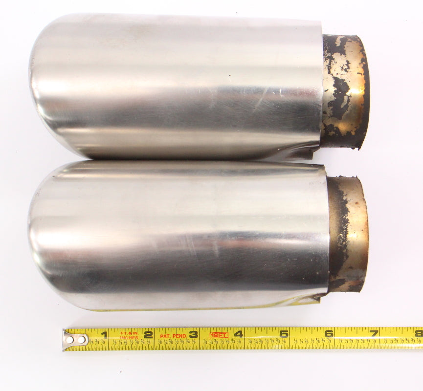 3" Exhaust Tips Set 01-05 Audi Allroad  Muffler Tip - Genuine