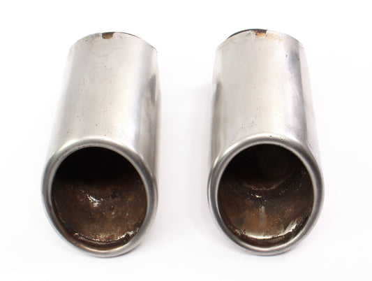 3" Exhaust Tips Set 01-05 Audi Allroad  Muffler Tip - Genuine