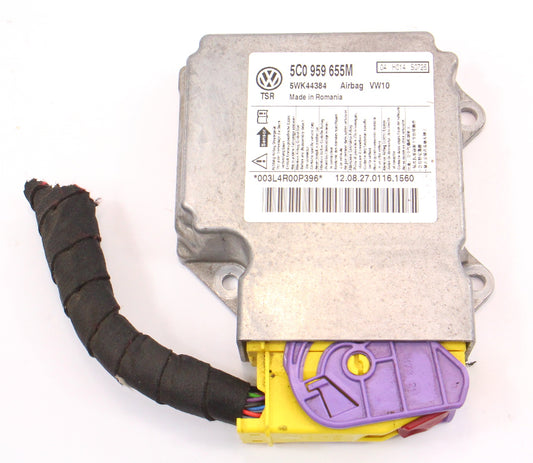 Airbag Control Module & Pigtail VW Jetta Sportwagen MK6 - 5C0 959 655 M