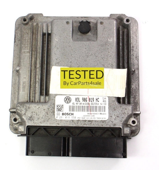 Engine Computer Module ECU 13-14 VW Jetta Golf MK6 TDI Diesel - 03L 906 019 HC -