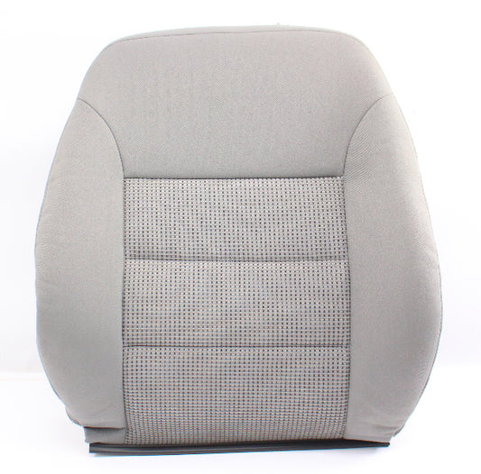RH Front Seat Backrest Cover & Foam 99-05 VW Jetta Golf MK4 - Grey Cloth