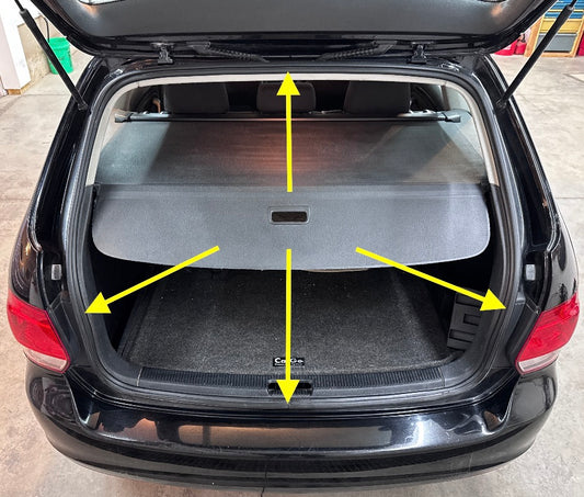 Hatch Trunk Seal Rubber Weather Stripping 09-14 VW Jetta Sportwagen MK5 MK6