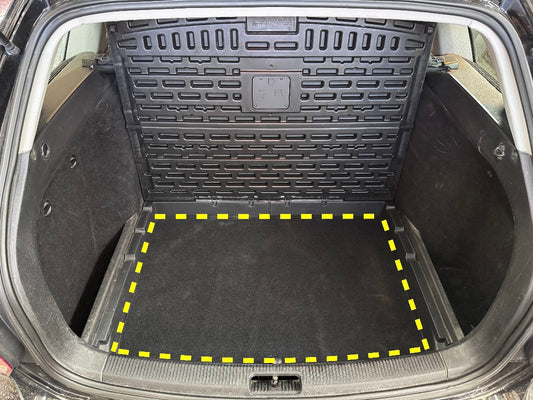 Lower Trunk Hatch Floor Carpet Mat 09-14 Jetta Sportwagen MK5 Mk6 - 1K9 863 433