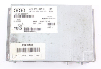 Sirius XM Radio Tuner Module VW Rabbit MK5 Passat Audi A3 A4 A6 ~ 8E0 035 593 M