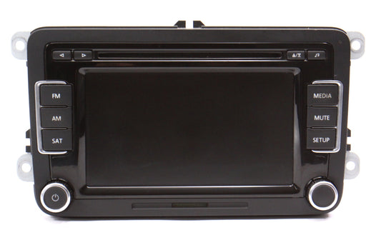 Head Unit Radio 6 CD Changer Sat 10-15 VW Jetta Golf GTI Mk6 - 1K0 035 180 AE
